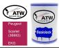 Preview: Peugeot, Scarlet (38993), EKG: 500ml Lackdose, von ATW Autoteile West.